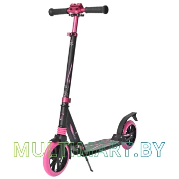 Самокат Tech Team City Scooter 2022 (черный/розовый)